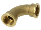 Terminație &icirc;mbinare arc 90&deg; mamă-mamă, alamă CW617N, G 3/4"