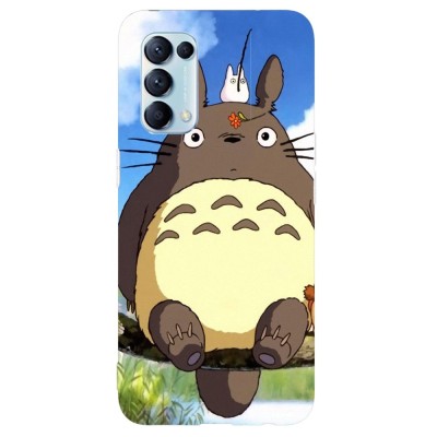 Husa compatibila cu Oppo A15s model Totoro fishing, Silicon, TPU, Viceversa foto