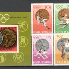 Romania.1972 Medalii olimpice MUNCHEN YR.544