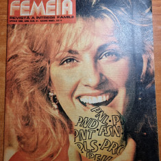 revista femeia aprilie 1990-art. petre roman,anda calugareanu