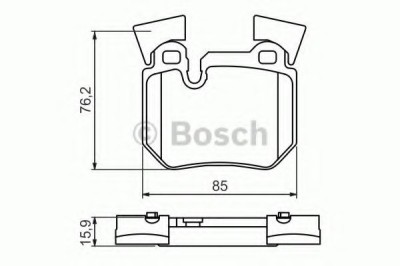 Set placute frana,frana disc BMW Seria 3 Cupe (E92) (2006 - 2013) BOSCH 0 986 494 421 foto