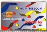 Bnk card Cartela telefonica de colectie - P-04a 1995 10000 lei - Abstracta