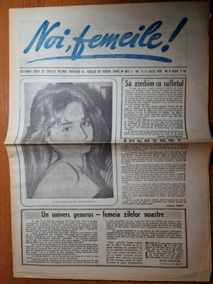 ziarul noi femeile 5 martie 1990 foto