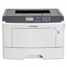 Imprimanta LaserJet Monocrom, A4, Lexmark MS415dn, 38 pagini/minut, 80.000 pagini lunar, 1200 x 1200 DPI, Duplex, USB, LPT, Network, Toner Inclus, 2 A foto