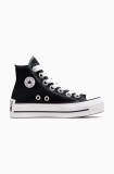 Converse tenisi Chuck Taylor All Star Lift culoarea negru, A10424C