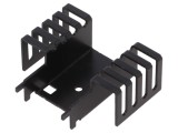 Radiator Extrudat Negru TO220 41.2mm x 51mm x 19mm