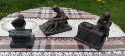 3/Statuete /Gips./Patinat/ foto