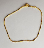 Bratara aurie de la Ocean Jewelers, St Marten, noua, in tipla, lungime 20 cm