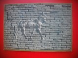 HOPCT 5341 TAUR PE CARAMIDA GLAZURATA -VECHIUL BABILON-MUZEUL IST .IRAK-ASIA-NECIRCULATA