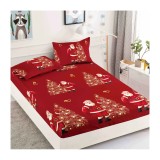 Cumpara ieftin Husa de pat Craciun+ 2 fete de Perna din Finet- JO858