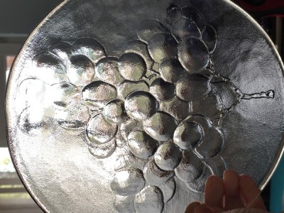 LICHIDARE ! Platou rotund din cristal Kosta Boda Suedia foto