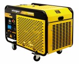 Generator Stager YDE12E3 open-frame 12kVA, 16A, 3000rpm, 400V, diesel, pornire electrica