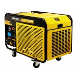 Generator Stager YDE12E3 open-frame 12kVA, 16A, 3000rpm, 400V, diesel, pornire electrica