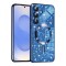 Husa MagSafe pentru Samsung Galaxy S25 S931, Techsuit, Luxury Glitter, Albastra