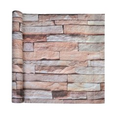 Tapet autocolant de perete, model Caramizi, 300x45 cm, ATU-084567