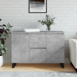 VidaXL Servantă, gri beton, 104x35x70 cm, lemn prelucrat