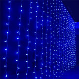 Instalatie de Craciun tip turturi, 20 m, 500LED, albastra