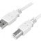 Cablu USB 2.0 A-B 3m Gri