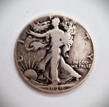 moneda argint _ Statele Unite _ 1/2 dollar 50 cents ( P ) Statele Unite km # 142