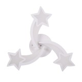 Plafoniera Star LED 52W 3CCT cu telecomanda, alb, Erste