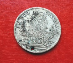 Moneda medievala 20 KREUZERI 1773