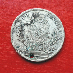 Moneda medievala 20 KREUZERI 1773