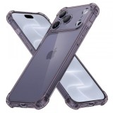 Husa pentru Apple iPhone 18 Pro / 17 Pro, Techsuit, Shockproof Clear, Fumurie