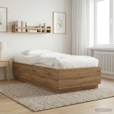 Cumpara ieftin Cadru de pat Stejar artizanal 80 x 200 cm Lemn prelucrat