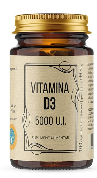 VITAMINA D3 5000UI 100CPS MOI