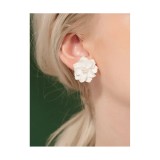 Cumpara ieftin Cercei Perletta, Floare Alba si Perla - 683811