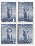 |Romania, LP 440/1957, 2000 de ani de la na;terea lui Ovidiu, bloc de 4, MNH, Nestampilat