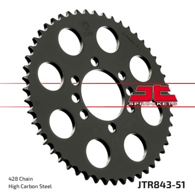 MBS Pinion spate 428 Z51, Cod Produs: JTR84351 foto