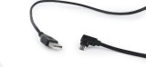 CABLU alimentare si date GEMBIRD, pt. smartphone, USB 2.0(T) la Micro-USB 2.0(T) (conector la 90 grade si dubla fata), 1.8m,premium,conectori auriti,n
