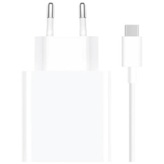 Incarcator Retea MDY-12-EH, 67W, Turbo Charge pentru Xiaomi si cablu de date usb tip c, 6A, USB, Alb