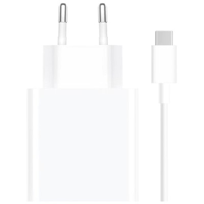 Incarcator Retea MDY-12-EH, 67W, Turbo Charge pentru Xiaomi si cablu de date usb tip c, 6A, USB, Alb foto