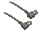 Patch Cord RJ45 U/UTP MCI 100591, mufă unghi st&acirc;nga ambele părți
