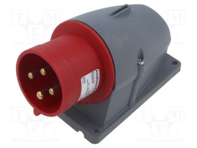 Conector alimentare AC trifazat soclu tată 32A 415V AMPHENOL foto