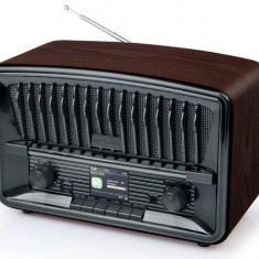 Radio Muse M-135 DBT, DAB+/ FM, Bluetooth, AUX in (Negru/Maro)
