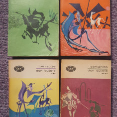 Don Quijote, Cervantes, Vol I-IV, BPT 1969, stare buna