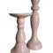 Set 2 Suporturi Lumanari, Roz, DVSAP309R