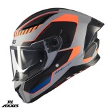 Casca integrala pentru scuter - motocicleta Axxis Panther SV Gale C4 portocaliu mat (ochelari soare integrati) &ndash; tip viziera: MT-V-31B &ndash; DKS429 M (57/