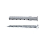 Diblu universal din nylon, Fischer SXR, 8 x 60 mm, cu surub T30