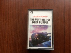 Deep Purple Deepest Purple Very Best of caseta audio muzica hard rock emi rec.