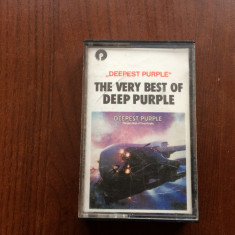 Deep Purple Deepest Purple Very Best of caseta audio muzica hard rock emi rec.