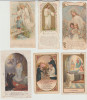 Lot 6 iconite germane catolice de rugaciune sfintite 1898-1919, litografiate