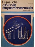 Vasile Cristea - Fise de chimie experimentala pentru licee (Editia: 1976)
