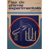 Vasile Cristea - Fise de chimie experimentala pentru licee (Editia: 1976)