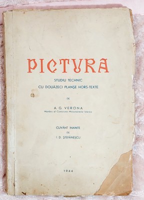 Pictura Studiu tehnic cu douazeci planse hors-texte - A.G. Verona 1944 foto
