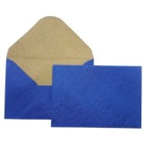 Plic color C6L CNX, albastru metalizat, 120g/mp, 114x162mm, set 10 buc