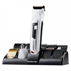 Set complet de ras si tuns + 10 accesorii Babyliss E829PE Lame Titan Autonomie 30min Alb foto